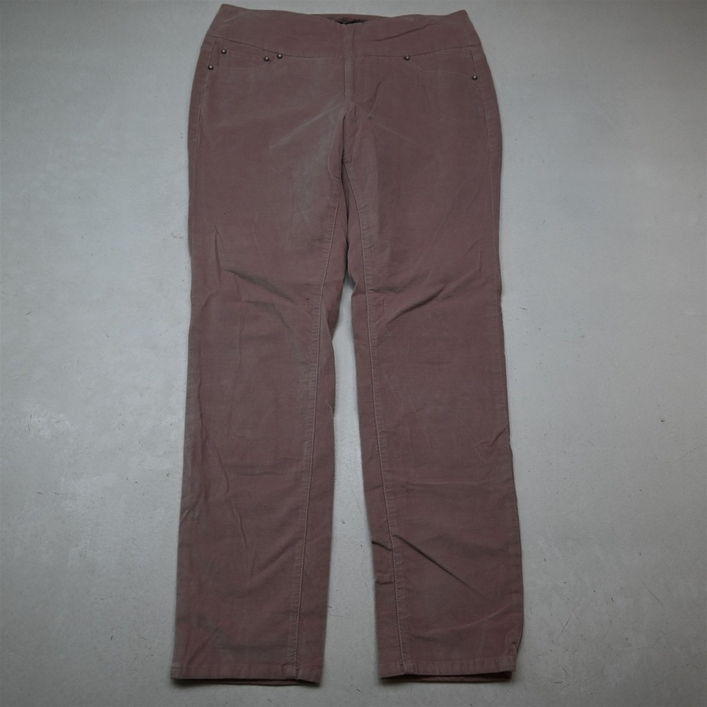 Jag Jeans 12 Pink Velvet Pull On High Rise Skinny Womens Pants